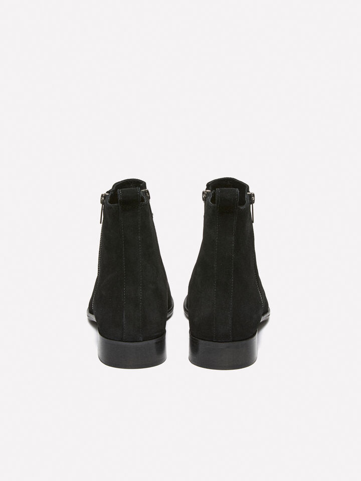 Botins em pele de camurça - sapatos para homem - Preto | Sisley image number 3